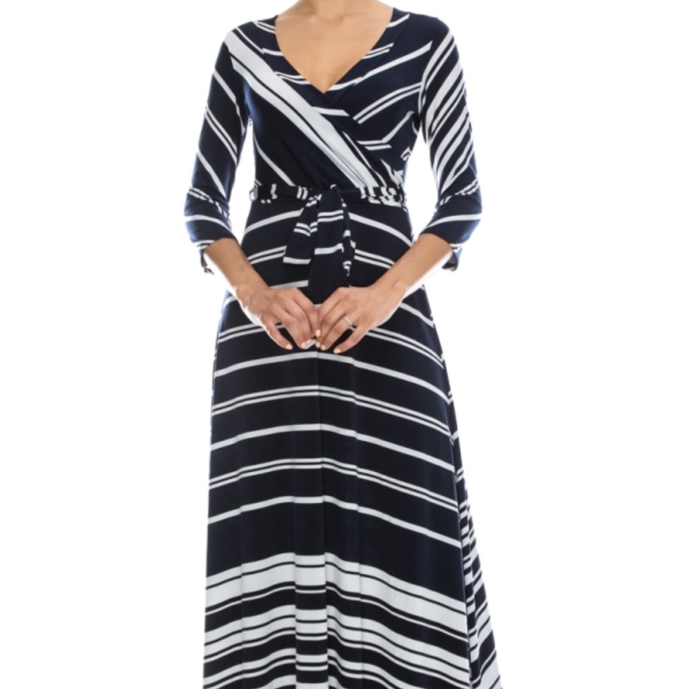 Natalie Maxi Wrap Dress